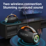 Wireless portable speaker with dual woofers – Bild 6