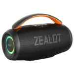 Wireless portable speaker with dual woofers