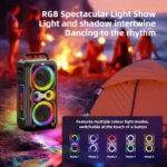 200W portable speaker and subwoofer, 7.1.2 channel audio system – Bild 4